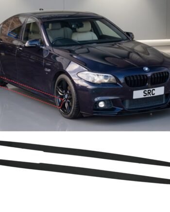 BMW 5 Series F10 F11 M Sport Side Skirt Extension Blades Gloss Black 2010–2016
