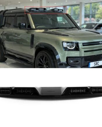 Land Rover Defender L663 Roof LED Light Bar Kit Gloss Black 90 110 130 2020+