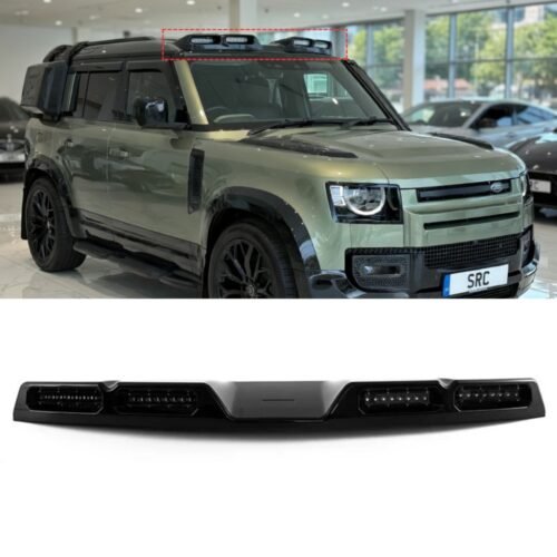 Land Rover Defender L663 Roof LED Light Bar Kit Gloss Black 90 110 130 2020+