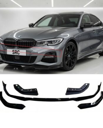 BMW 3 Series G20 G21 Pre-LCI M Performance Front Splitter Lip Gloss Black 2019–2022