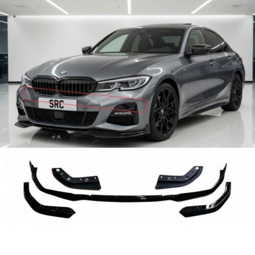 BMW 3 Series G20 G21 Pre-LCI M Performance Front Splitter Lip Gloss Black 2019–2022