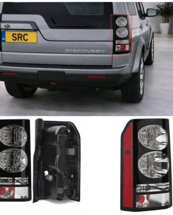 Land Rover Discovery 3 & 4 Rear LED Tail Lights Black Discovery 4 Style 2004–2017