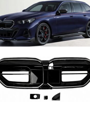 BMW 5 Series G60 G61 G68 LED Front Kidney Grille Gloss Black 2023+