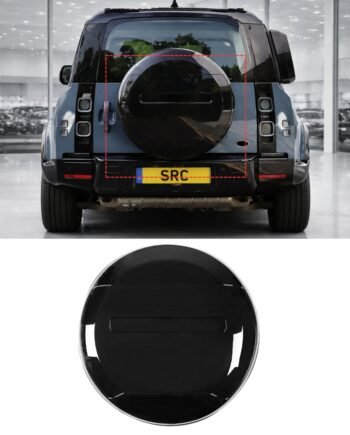 Land Rover Defender L663 Rear Spare Wheel Cover OEM Style Gloss Black 90 110 130 2020+
