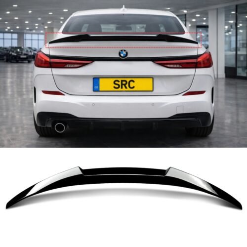BMW 2 Series F44 Gran Coupe Boot Spoiler V Style Gloss Black 2019–2023