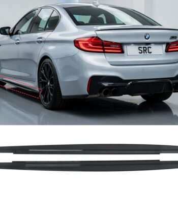 BMW 5 Series G30 G31 F90 M5 M Performance Side Skirt Extensions Gloss Black 2017–2019