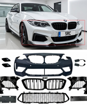 BMW 2 Series F22 F23 M2 Competition Style Front Bumper Body Kit 2014–2021