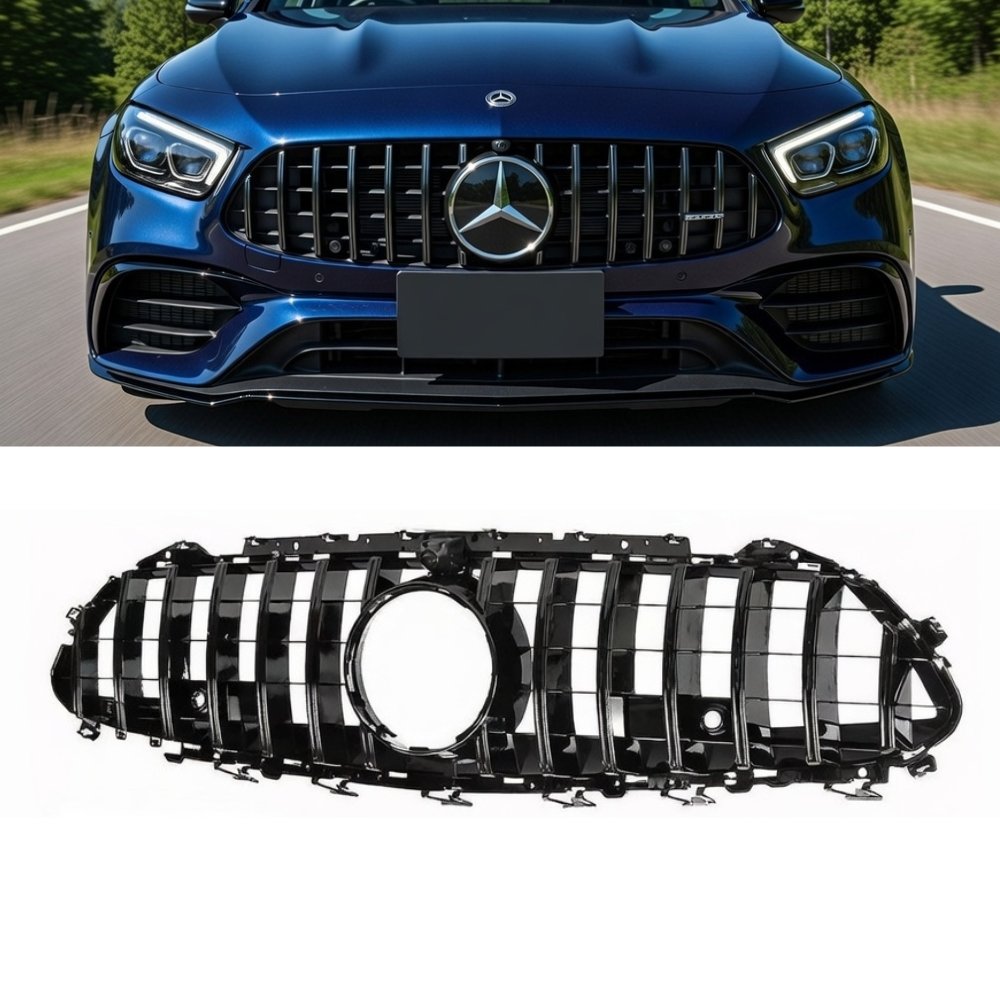 Mercedes CLS Class C257 Panamericana GT Front Grille Gloss Black 2018–2023