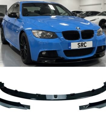 BMW 3 Series E90 E90 LCI M Performance Front Splitter Gloss Black 2005–2011