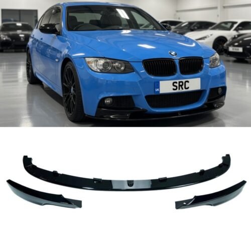 BMW 3 Series E90 E90 LCI M Performance Front Splitter Gloss Black 2005–2011