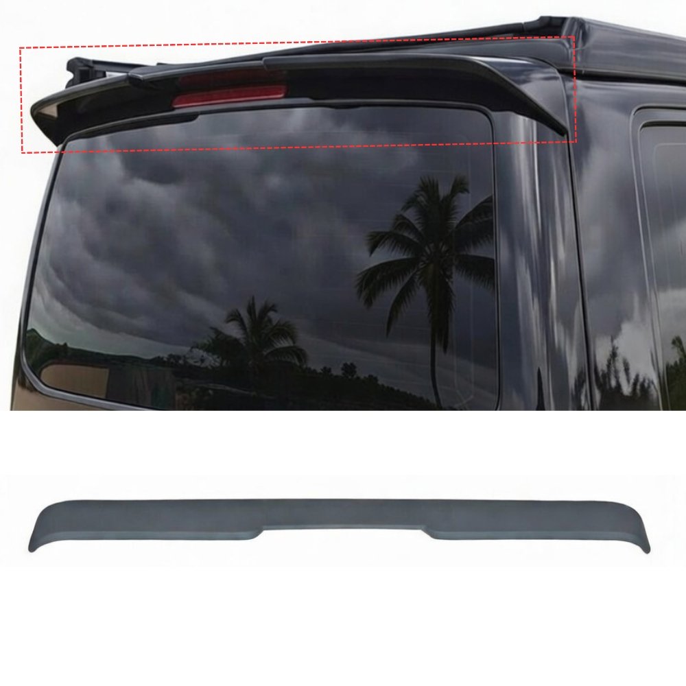 VW Transporter T5 T5.1 Rear Roof Spoiler Primed Single Tailgate 2003–2015
