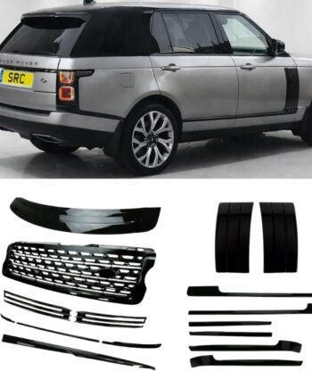 Range Rover Vogue L405 Black Edition Pack Grille Side Vents Trim Kit Gloss Black 2013–2017