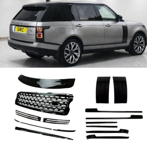 Range Rover Vogue L405 Black Edition Pack Grille Side Vents Trim Kit Gloss Black 2013–2017