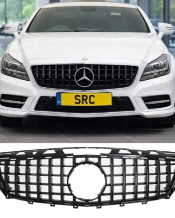 Mercedes CLS Class W218 C218 Panamericana GT Front Grille Gloss Black 2011–2014