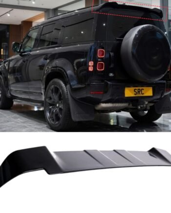 Land Rover Defender 90 110 130 L663 Rear Roof Spoiler Gloss Black 2020+