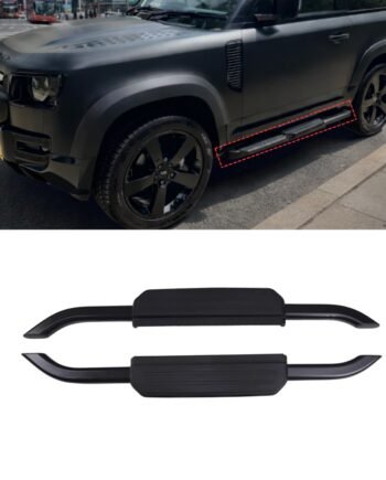 Land Rover Defender 90 L663 Running Boards Side Steps Black 2020+