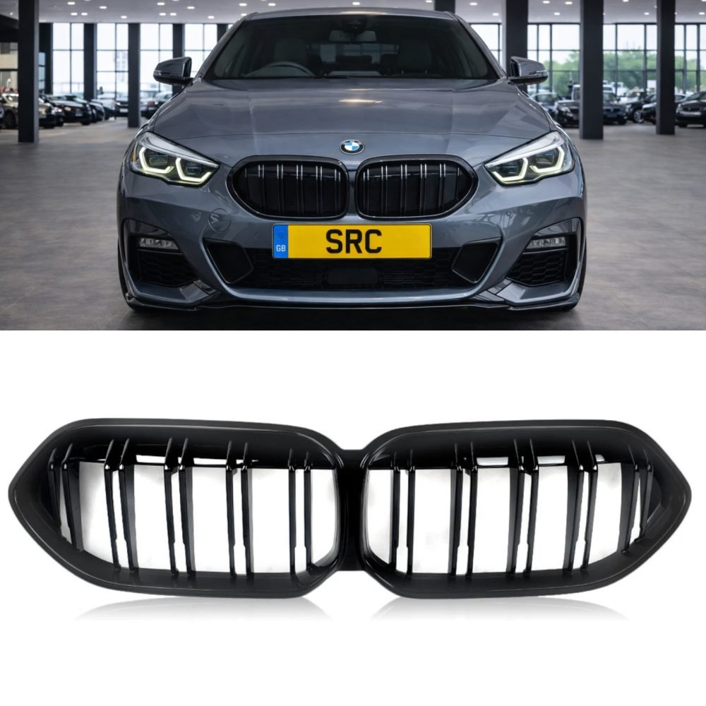BMW 2 Series Gran Coupe F44 Double Slat Front Kidney Grille Gloss Black 2020–2024