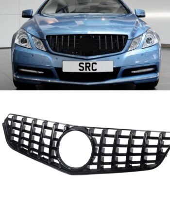 Mercedes E Class C207 A207 GT Style Front Grille Gloss Black 2009–2013