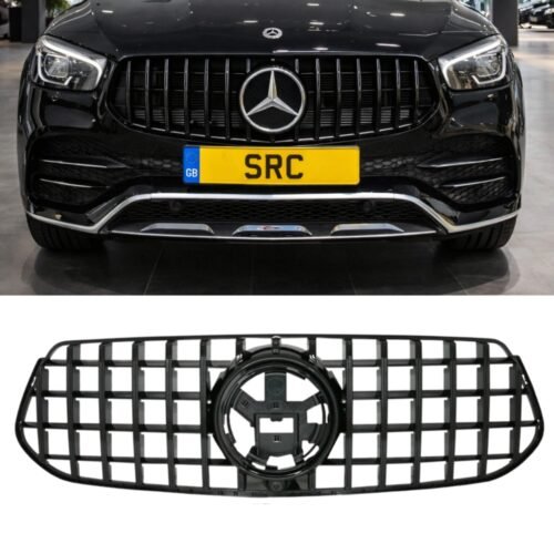 Mercedes GLE W167 V167 C167 Panamericana GT Front Grille Gloss Black 2019–2023