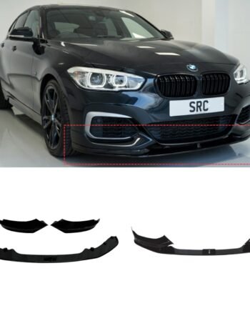 BMW 1 Series F20 F21 LCI M Performance Front Lip Splitter Gloss Black 2015–2019