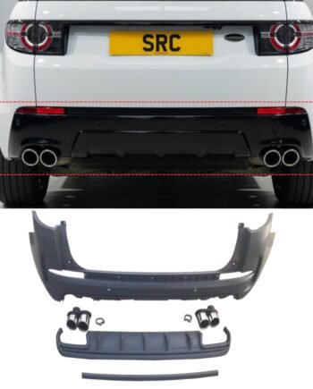 Land Rover Discovery Sport L550 Rear Bumper Body Kit with Diffuser Primed 2014–2020