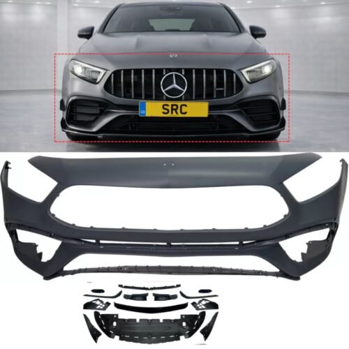 Mercedes A Class W177 A45 AMG Style Front Bumper Body Kit Primed 2018–2023