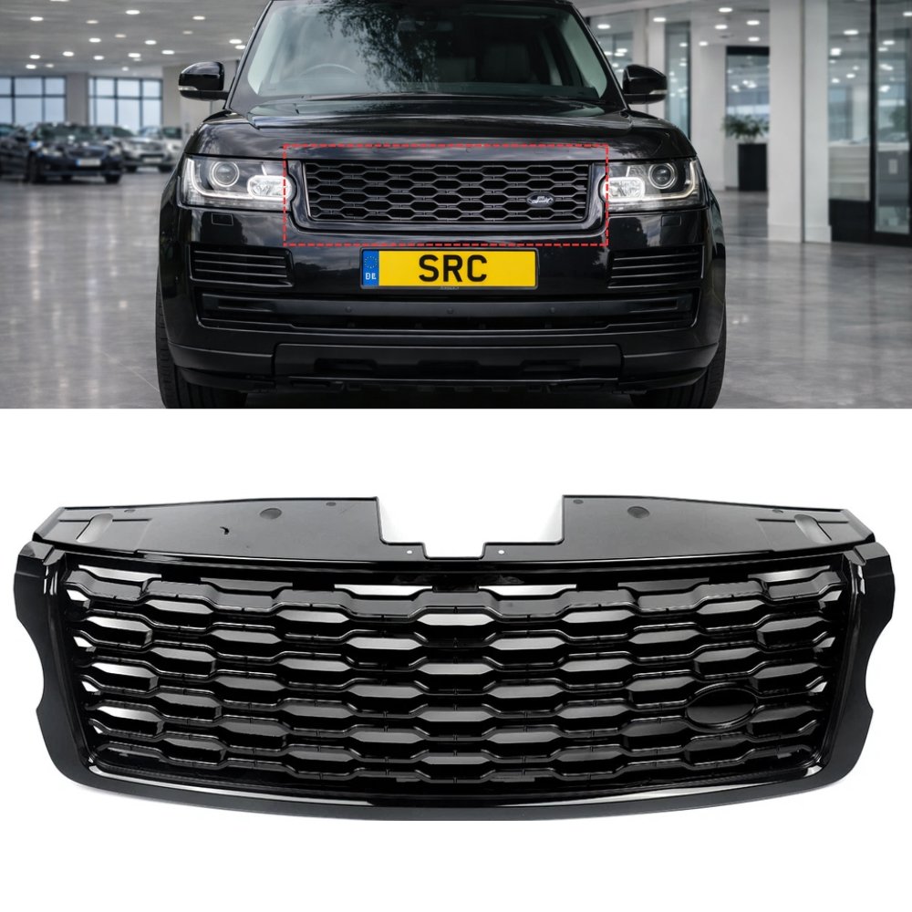Range Rover Vogue L405 Front Grille 2018 Facelift Style Gloss Black 2013–2017