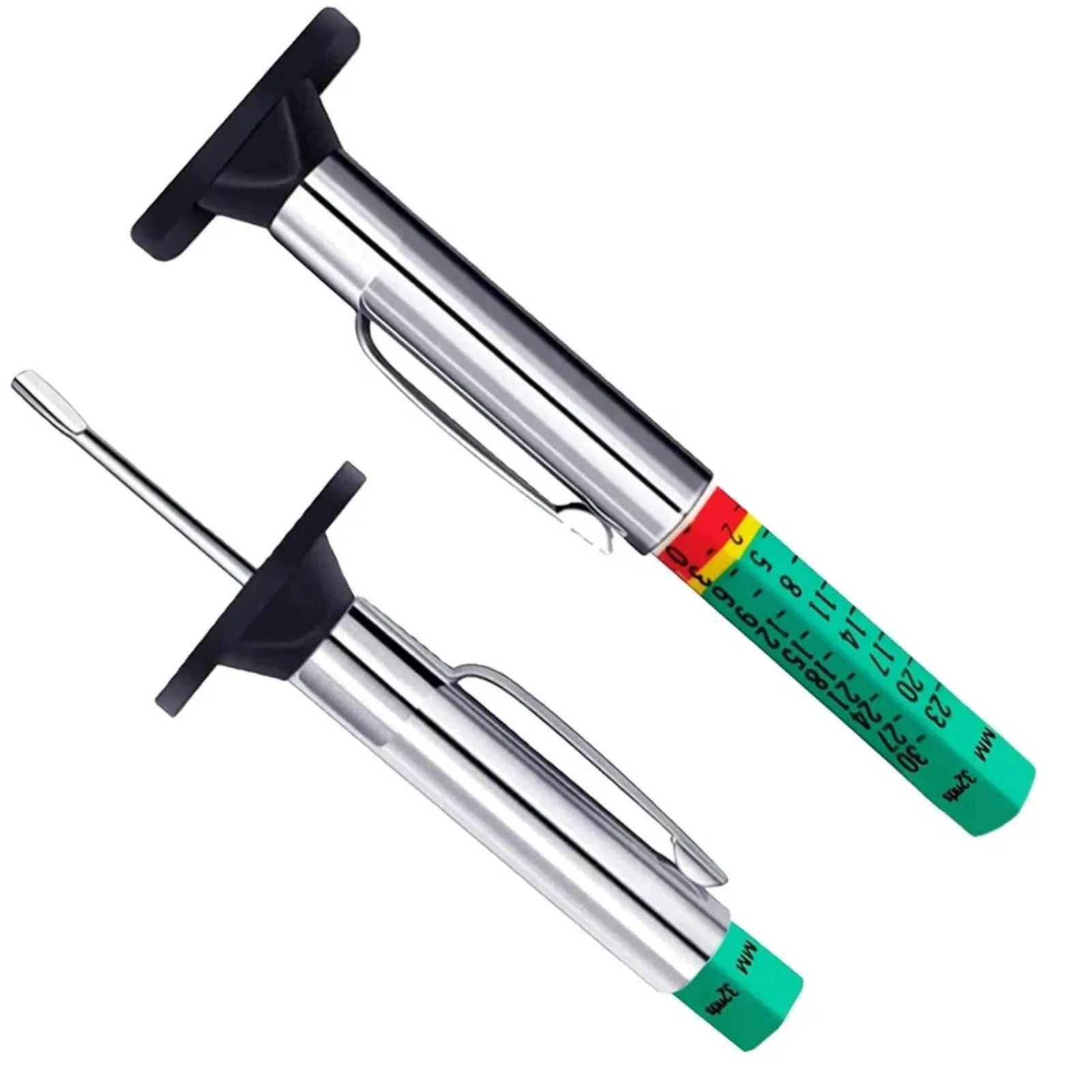 Manual Tyre Tread Depth Gauge Tool for Car Van Truck Motorcycle