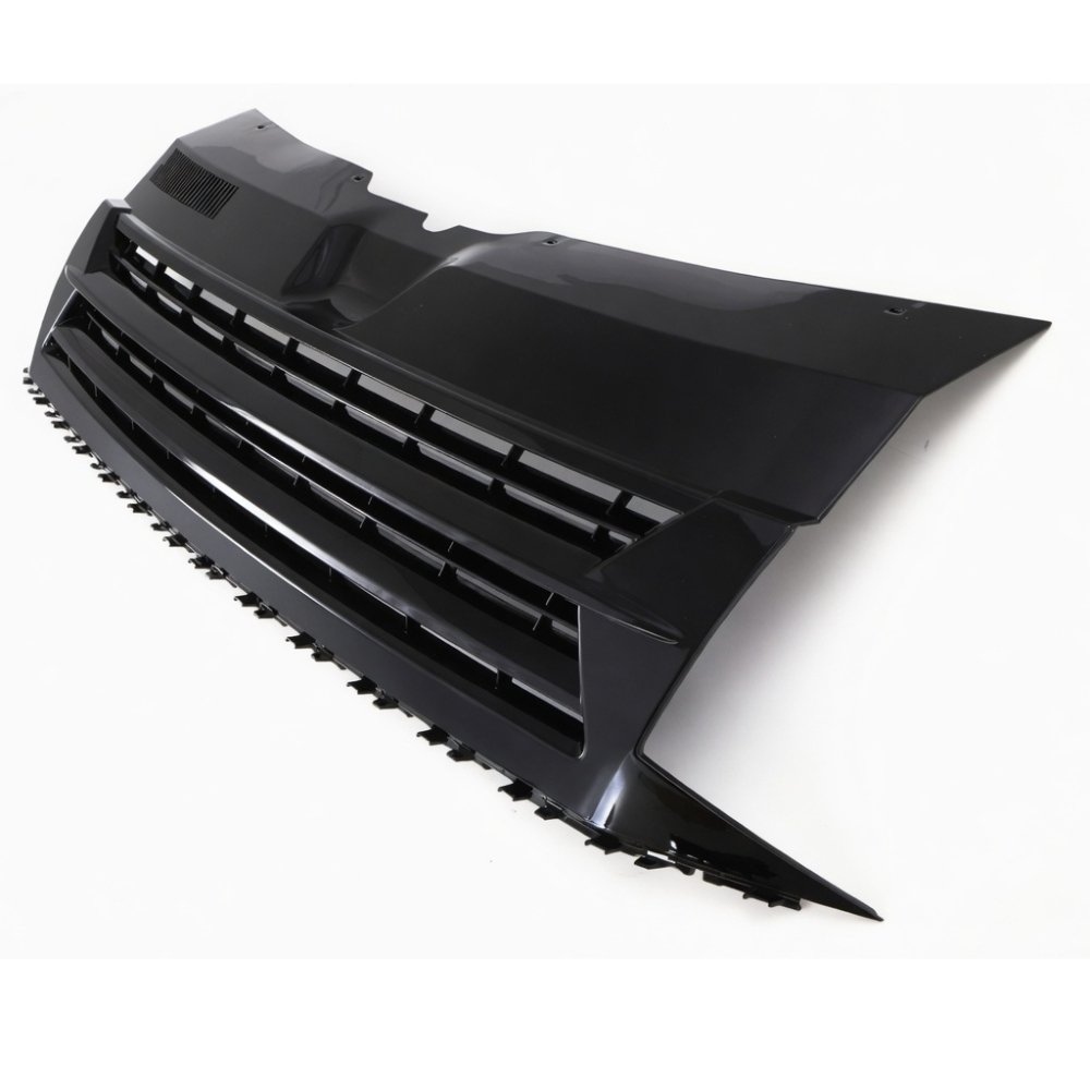 VW T6 Transporter Caravelle Badgeless Front Grille Gloss Black 2015–2019