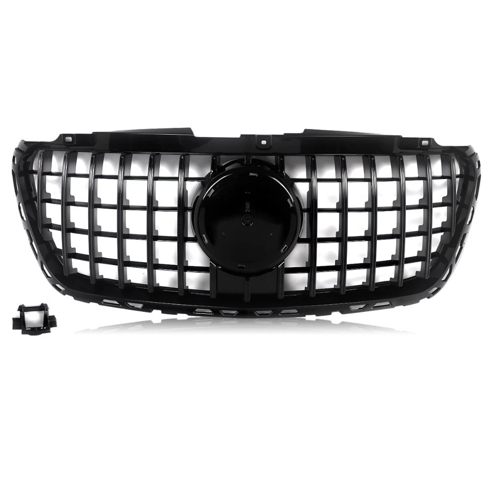 Mercedes Sprinter W907 GT Style Front Grille Gloss Black 2019–2022