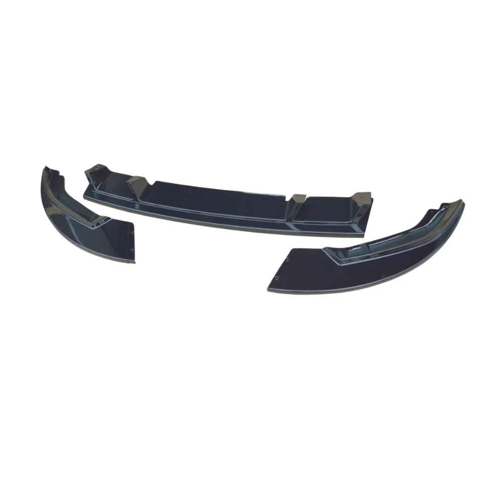 VW Transporter T6.1 Front Lower Lip Splitter 3 Piece Gloss Black 2019+