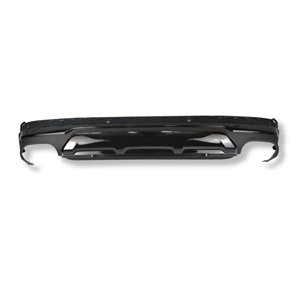 Audi Q7 4M Facelift SQ7 Style Rear Diffuser Matte Black with Black Tailpipes 2020+