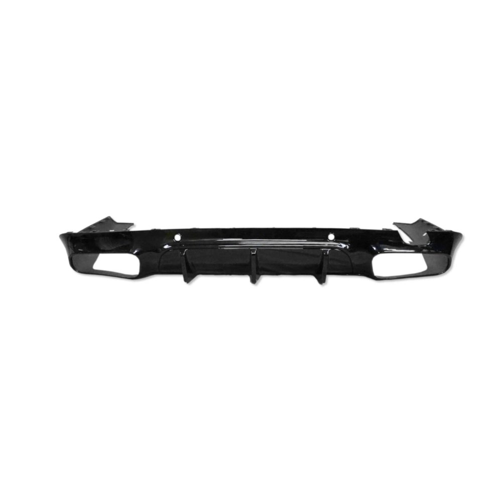 Mercedes CLS C257 CLS63 AMG Style Rear Diffuser Gloss Black with Black Quad Tips 2018+
