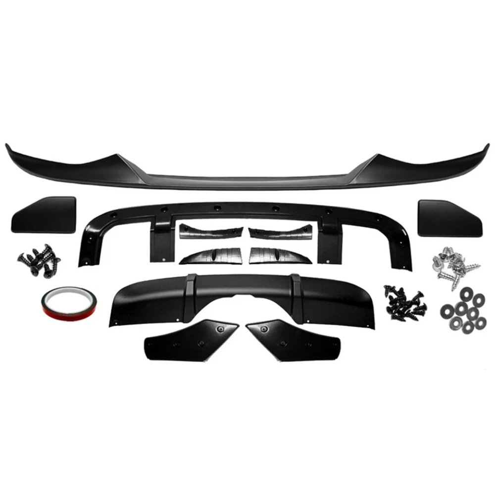 BMW X5 F15 M Sport M Performance Aero Body Kit Front Lip Rear Diffuser Extensions Gloss Black 2014–2018