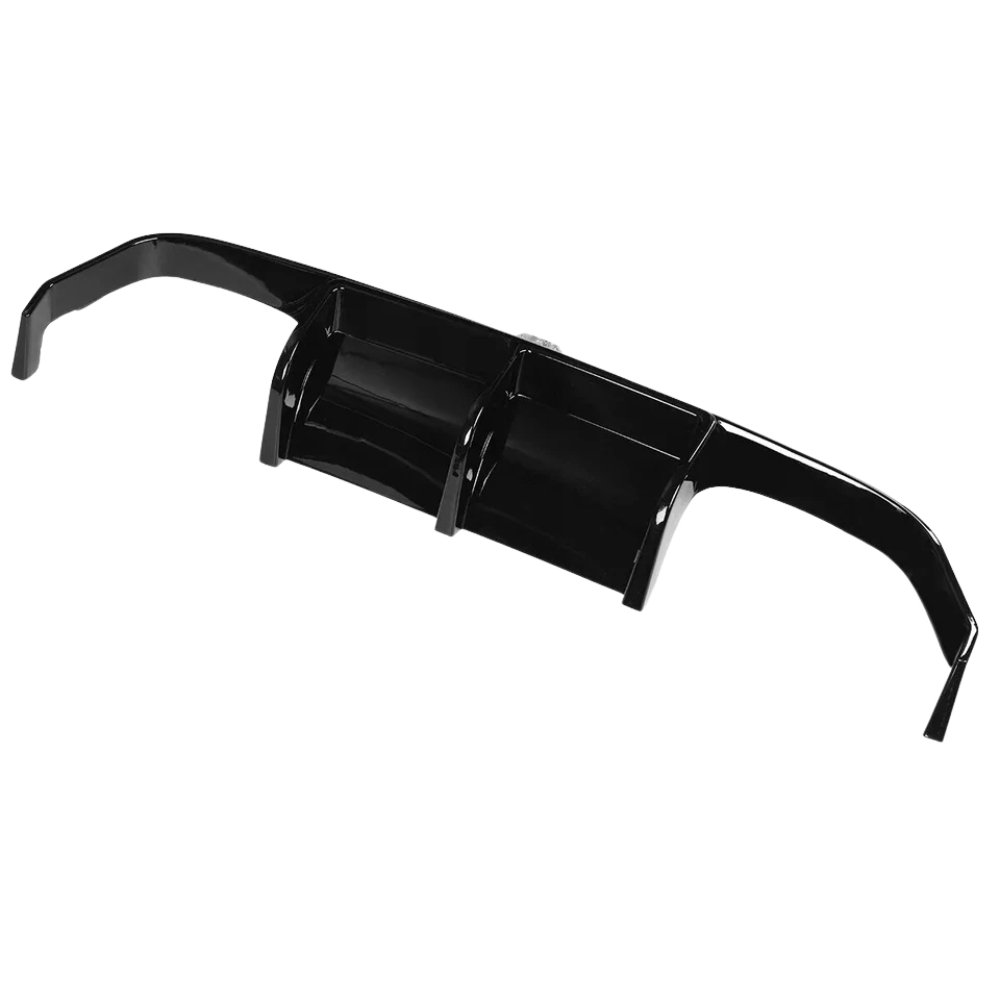 BMW M3 M4 F80 F82 F83 V Style Rear Diffuser Gloss Black 2014–2020