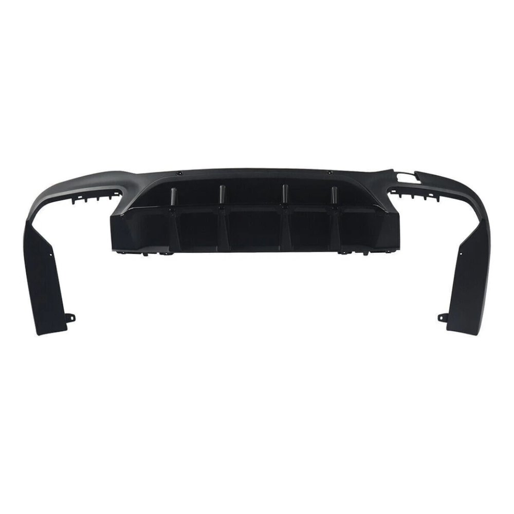Mercedes GLC X253 GLC63 AMG Style Rear Diffuser Gloss Black with Black Quad Tips 2016–2019