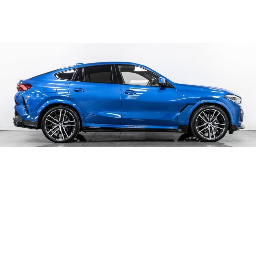 BMW X6 G06 M Sport Aero Body Kit Front Splitter Side Skirts Rear Diffuser Gloss Black 2019+
