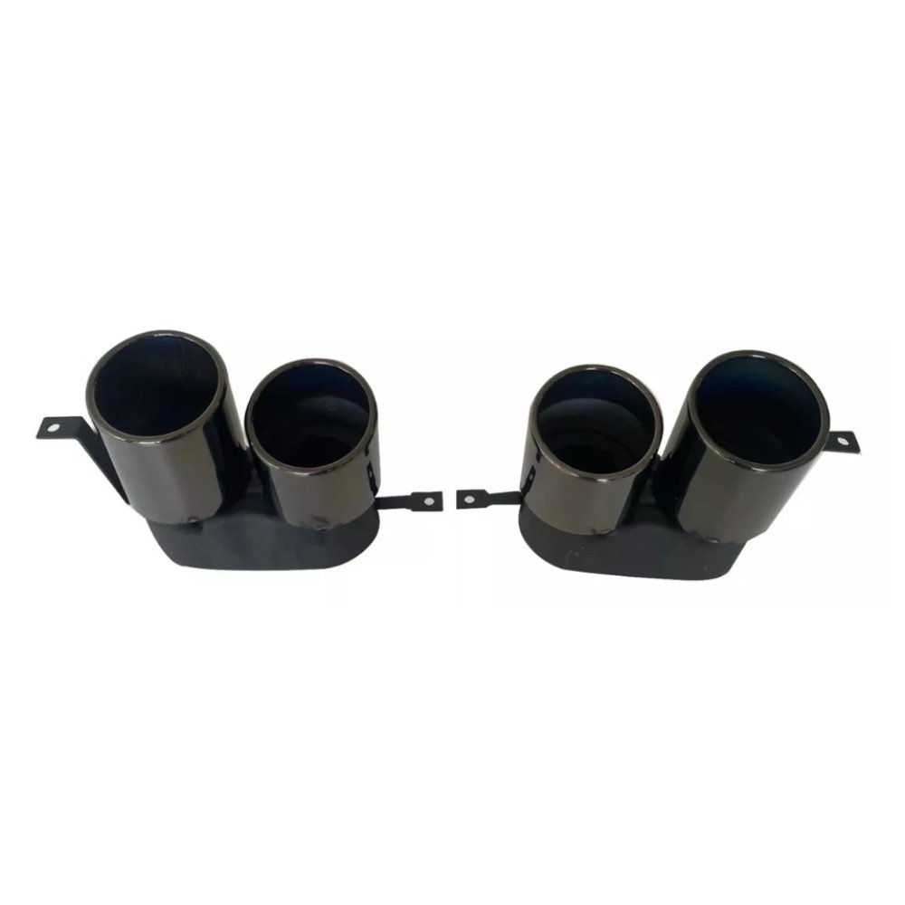 BMW 3 Series G20 M Sport Rear Diffuser Gloss Black with Twin Exhaust Tips & LED 2018–2023 - Image 7
