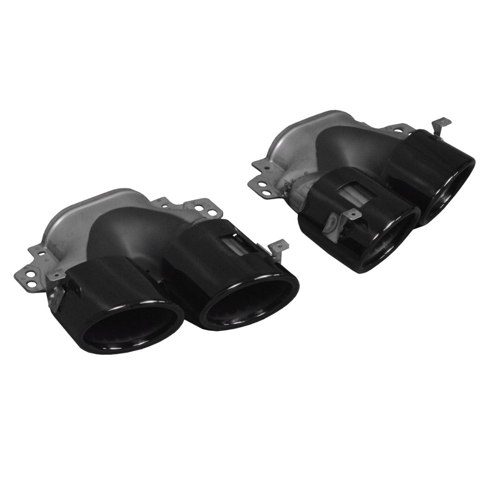 Mercedes CLA C118 CLA45 AMG Style Rear Diffuser Gloss Black with Black Tips 2019+