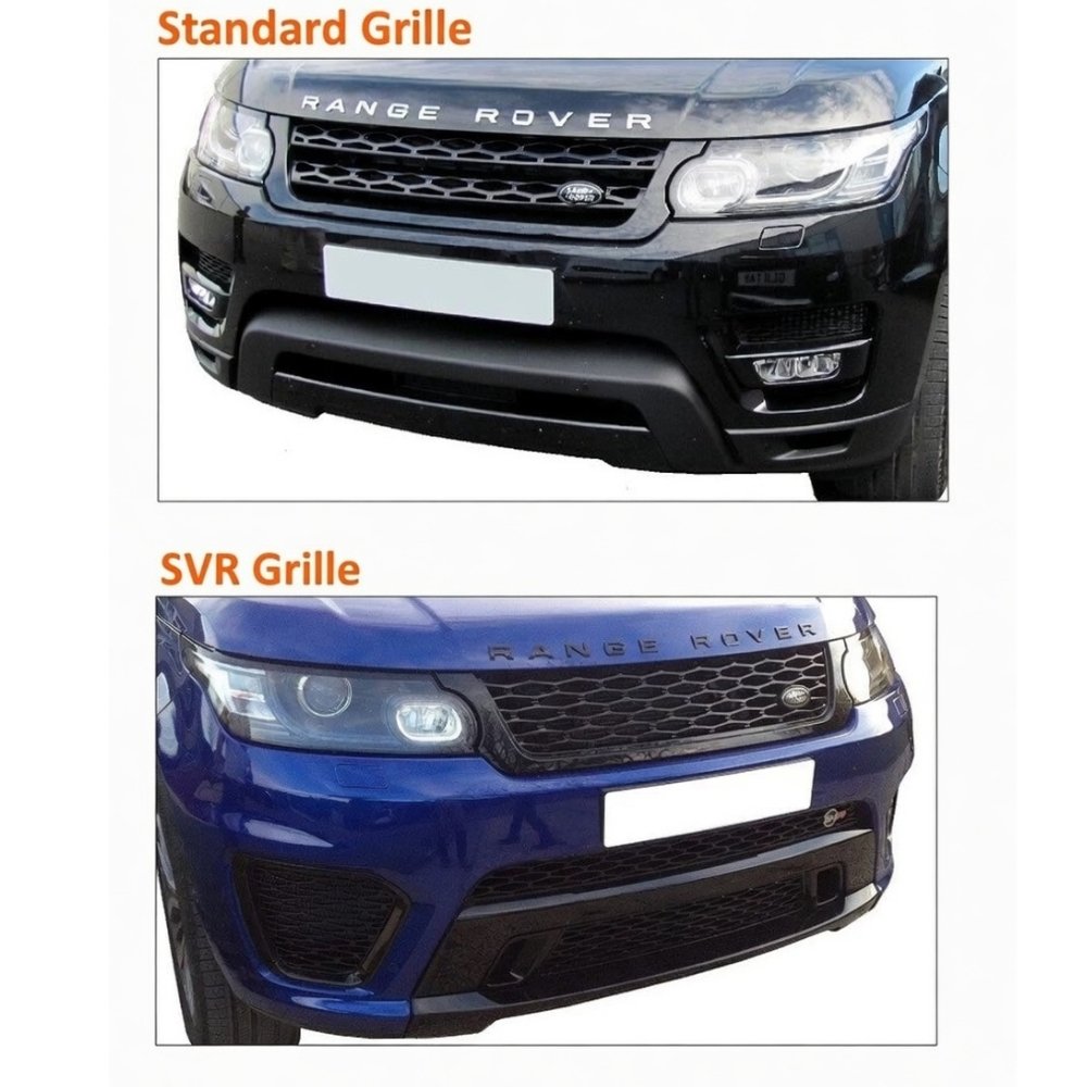 Range Rover Sport L494 SVR Style Front Grille Gloss Black 2014–2017
