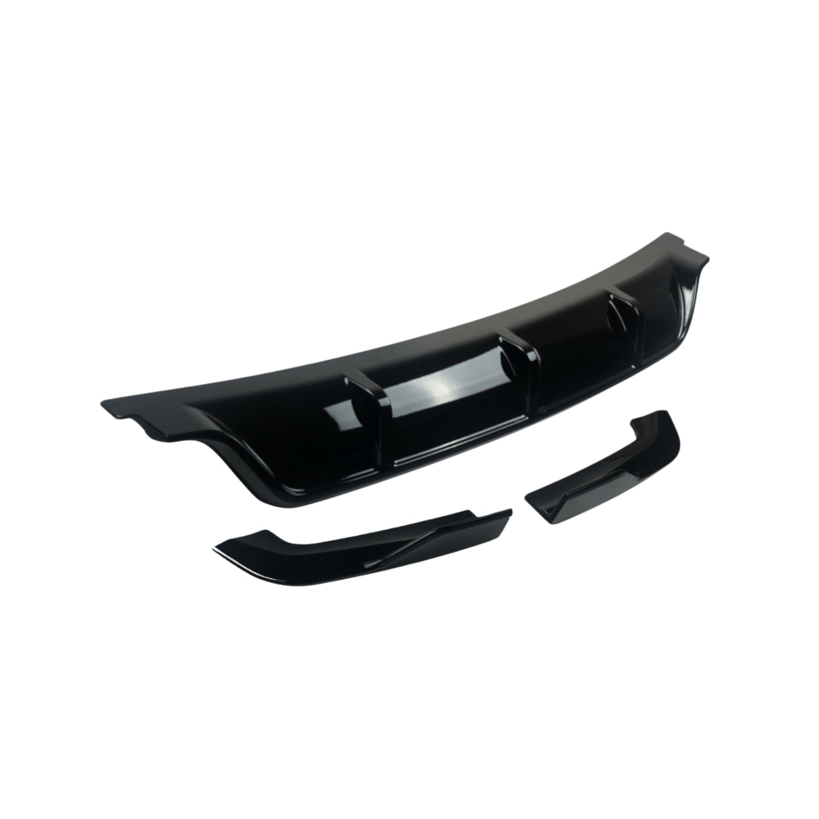 BMW X5 F15 M Sport G05 Style Body Kit Splitter Diffuser Side Skirts Gloss Black 2014–2018 - Image 6