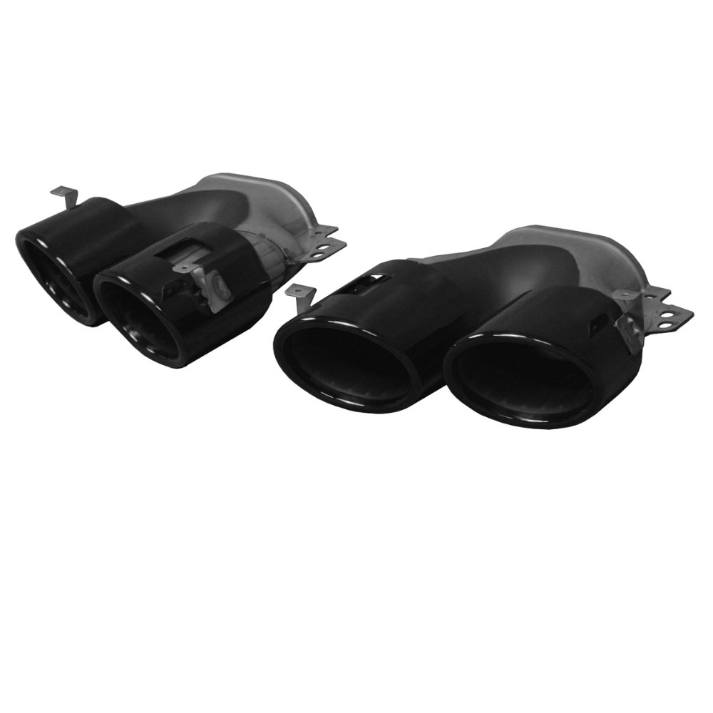 Mercedes CLA C118 CLA45 AMG Style Rear Diffuser Gloss Black with Black Tips 2019+