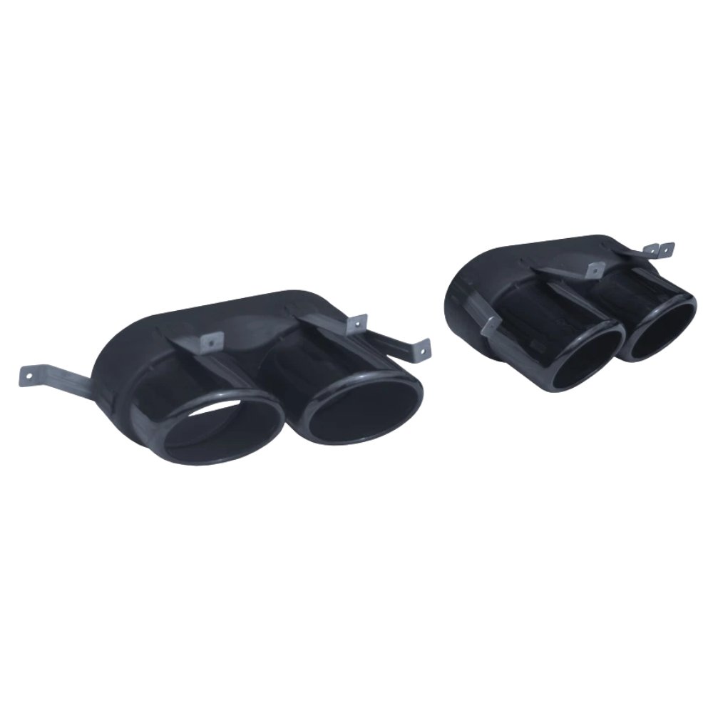 Audi Q5 FY SQ5 Style Rear Diffuser Gloss Black with Black Quad Tailpipes 2018–2020