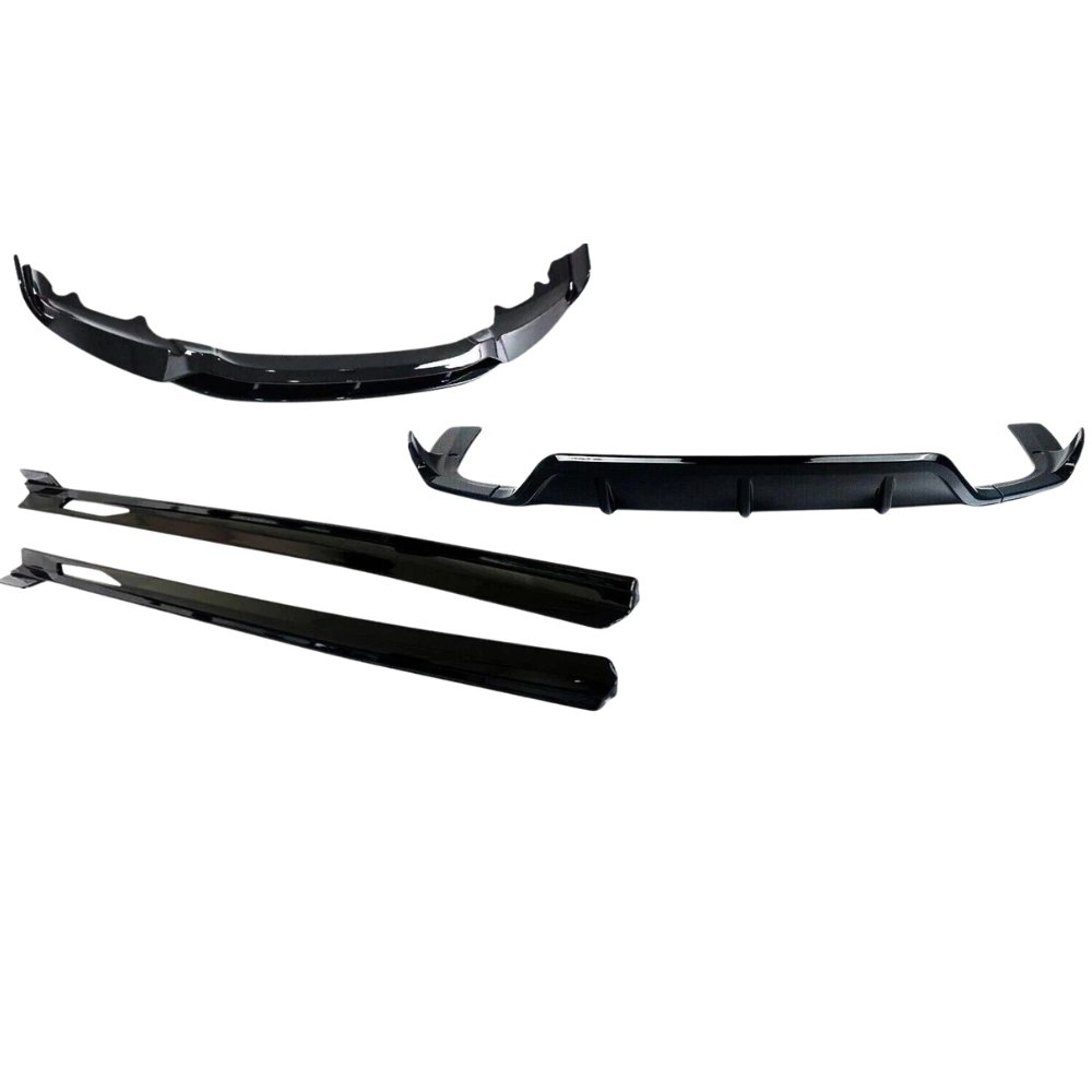 BMW X6 G06 M Sport Aero Body Kit Front Splitter Side Skirts Rear Diffuser Gloss Black 2019+