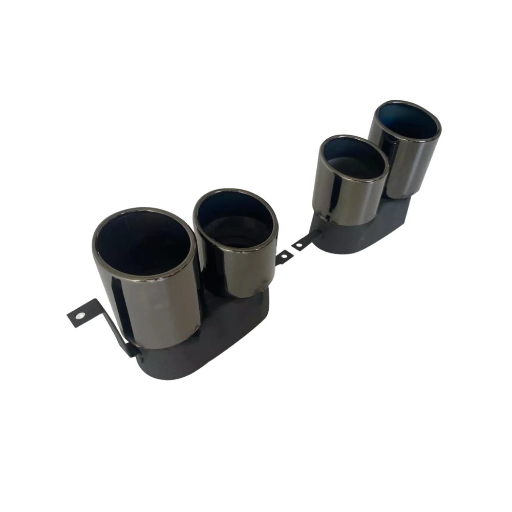 BMW 3 Series G20 M Sport Rear Diffuser Gloss Black with Twin Exhaust Tips & LED 2018–2023 - Image 9