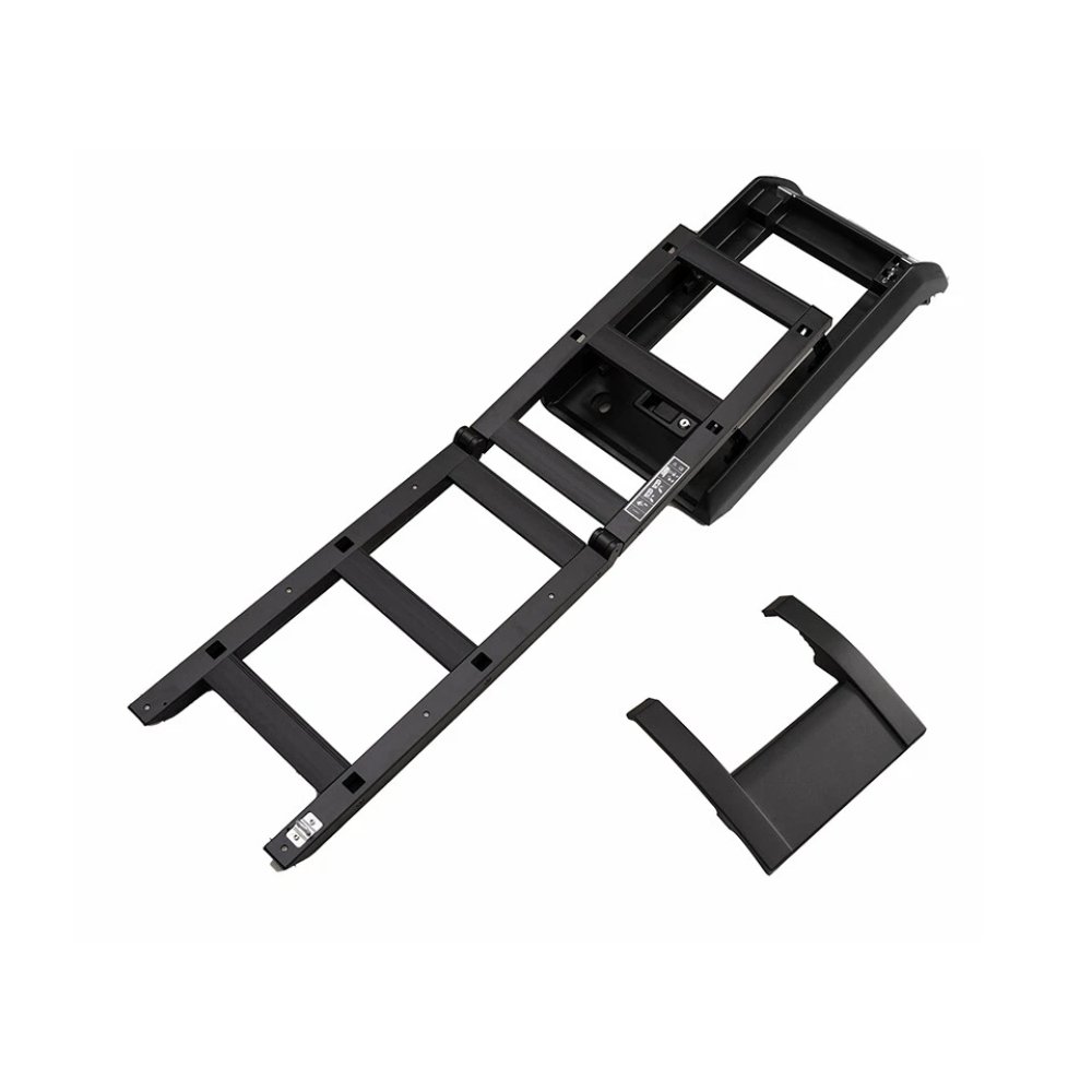 Land Rover Defender L663 Telescopic Folding Side Ladder Black 90 110 2020+
