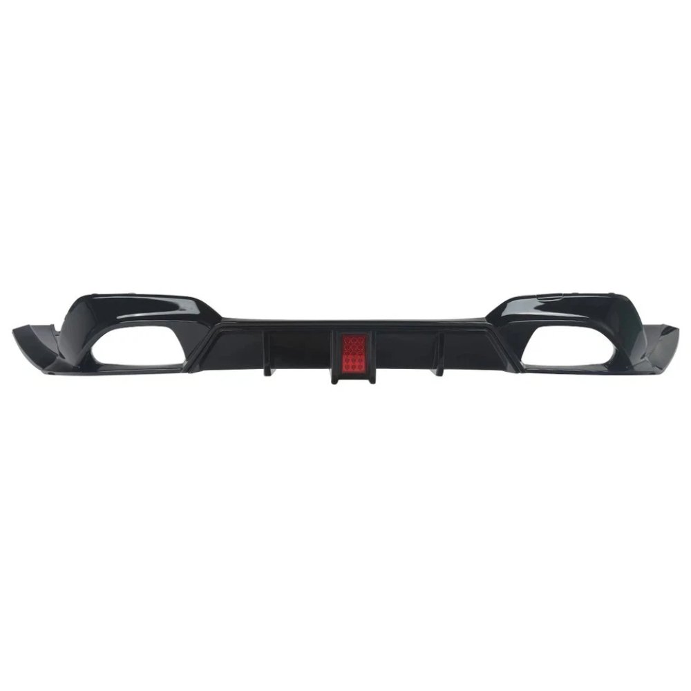 BMW 3 Series G20 M Sport Rear Diffuser Gloss Black with Twin Exhaust Tips & LED 2018–2023 - Image 10