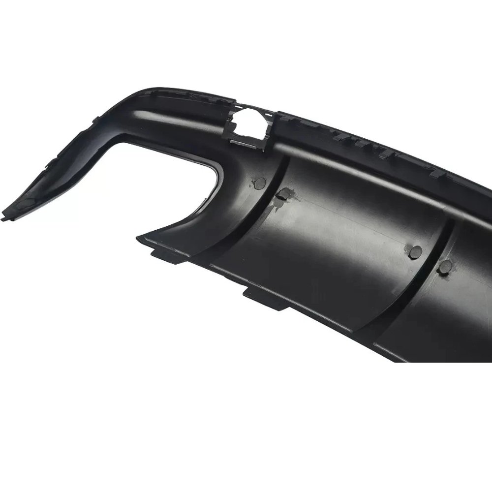 Mercedes CLA C117 CLA45 Style Rear Diffuser Gloss Black with Tailpipes 2013–2019