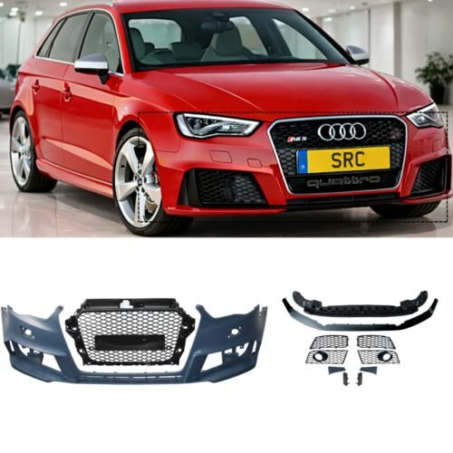 Audi A3 8V RS3 Style Front Bumper Body Kit Conversion Primed Pre-Facelift 2013–2016
