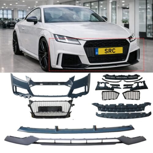 Audi TT MK3 FV 8S TTRS Style Front Bumper Body Kit Conversion Primed 2014–2021
